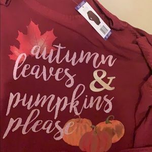Long sleeve fall shirt